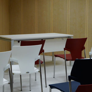 interior acoustic panel / MDF / perforated / commercial