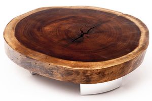 Contemporary coffee table - ROUND - Rotsen Furniture - wooden / round ...