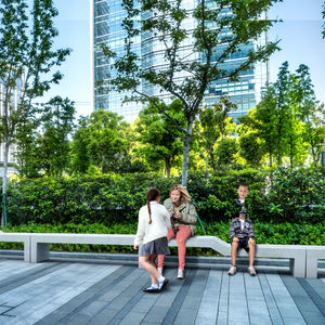 contemporary public bench 1