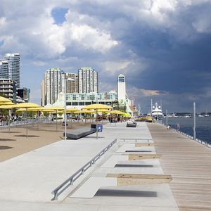 contemporary public bench 1
