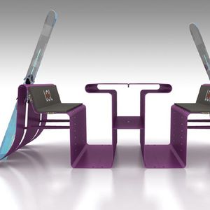 contemporary picnic table
