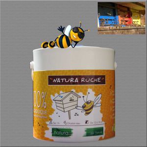 decorative paint / protective / wall-mounted / exterior