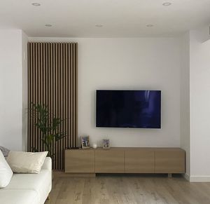 contemporary TV wall unit