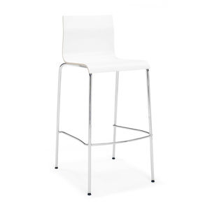 contemporary bar chair / upholstered / beech / commercial