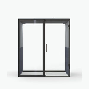 office pod with glass door