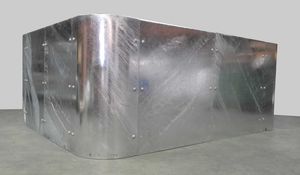 galvanized steel planter