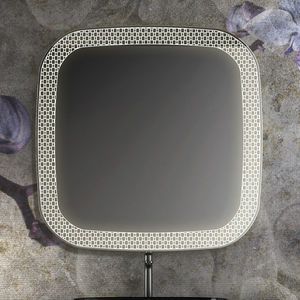 wall-mounted mirror