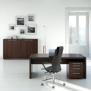 executive desk / wood veneer / contemporary / commercial