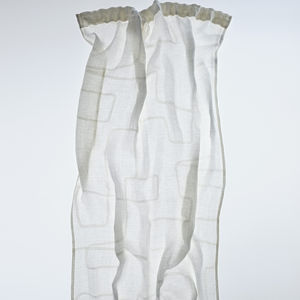 striped sheer curtain fabric