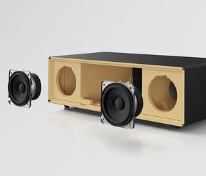 panasonic wooden speakers