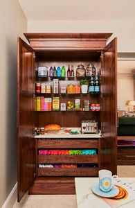 traditional storage cabinet for kitchen
