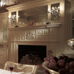 traditional fireplace mantel
