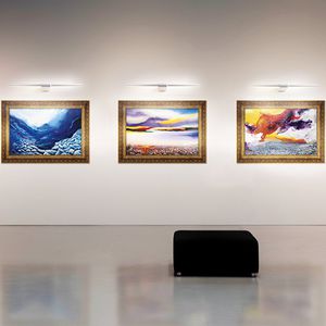 contemporary wall light / aluminum / methacrylate / LED