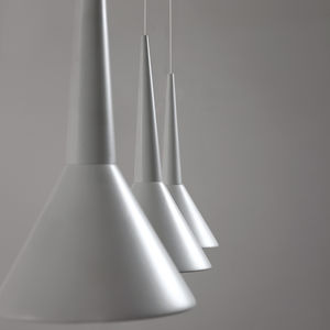 pendant lamp / contemporary / aluminum / wooden