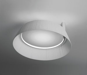 contemporary ceiling light / round / aluminum / polycarbonate
