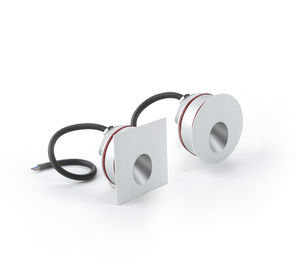 built-in spotlight / outdoor / LED / square