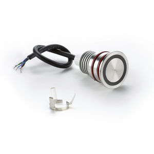 built-in spotlight / outdoor / LED / round