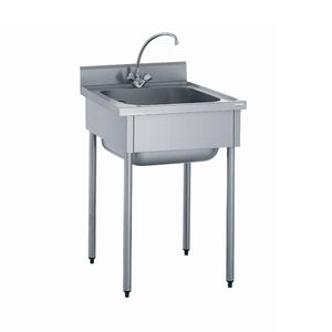 single-bowl kitchen sink