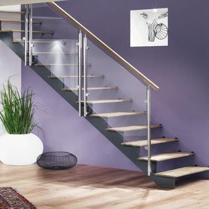 straight staircase