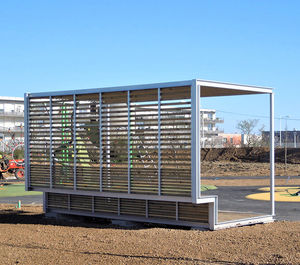 public space multi-function shelter