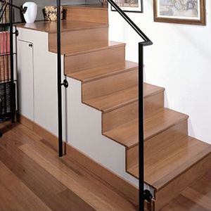 solid wood step covering