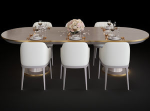 contemporary dining table