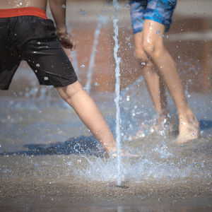 playground water play feature