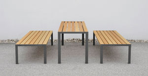 contemporary table and chair set