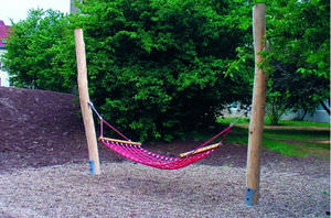 public space hammock