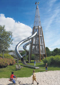 outdoor climbing tower