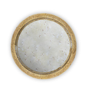 wall-mounted mirror / contemporary / round / commercial