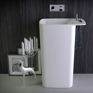 free-standing washbasin / Solid Surface / contemporary