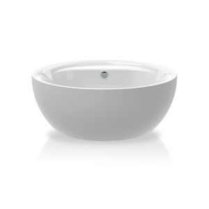 free-standing bathtub / oval / acrylic