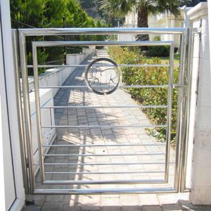 stainless steel garden gate
