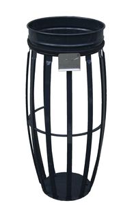 public trash bag holder