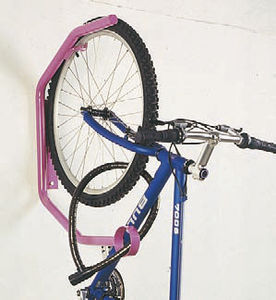 wall-mounted bike rack