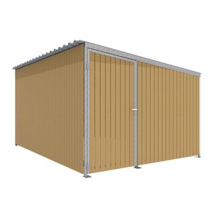 Galvanised steel cycle shelter - All architecture and design manufacturers