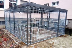 secure cycle shelter 1