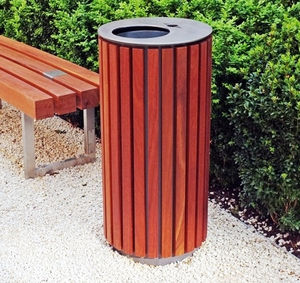 public trash can