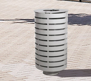 steel waste paper basket
