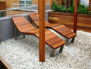 contemporary sun lounger
