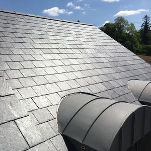 flat roof tile