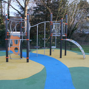 playground play structure / for public entity / polycarbonate / stainless steel