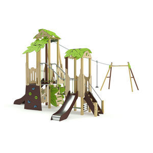 cable slide for playground