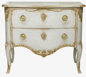 Transition style chest of drawers