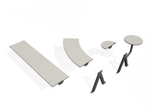 contemporary public bench 1