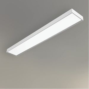 surface mounted light fixture / LED / linear / sheet steel