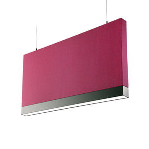 hanging light fixture / surface mounted / LED / rectangular