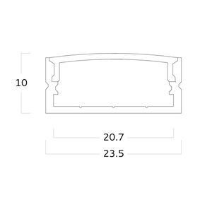 surface mounted lighting profile 1
