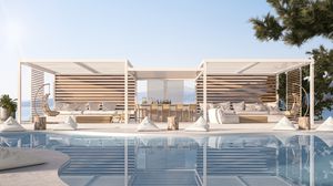 self-supporting pergola